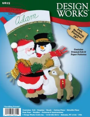 Фото Design Works Фетровий набір Carolling Friends 6815