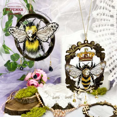 Фото Набір для вишивання хрестиком Сузір'я Єдинорога Джміль (прозора з гнучкого пластика з підвісом) 1115