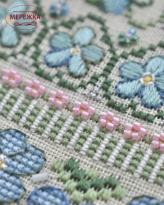 Фото Вікторія Попович Схема Forget me not (Незабудки) VP-047