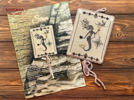 Фото Вікторія Попович Схема Siren (Сирена)+пак бісеру та ниток (original) VP-027