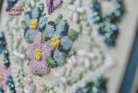 Фото Вікторія Попович Схема Forget me not Miniature (Незабудки Мініатюра) VP-052