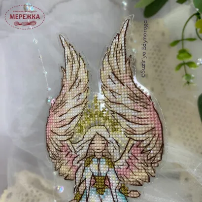 Фото Набір для вишивання хрестиком Сузір'я Єдинорога Янгол світла (основа гнучка +підставка) 1116 гн_