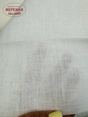 Фото Рівномірне полотно 100% льон Ubelhor Stickleinen Fein, 32ct 7105 (100% льон)