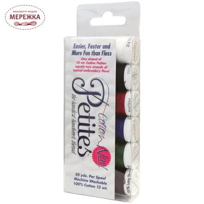 Фото Нитки Sulky Sulky Набір ниток, 100% бавовна, Most Popular Colors Sampler Collection 712-01