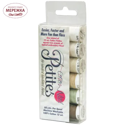 Фото Нитки Sulky Sulky Набір ниток, 100% бавовна, Naturals Sampler Collection 712-06