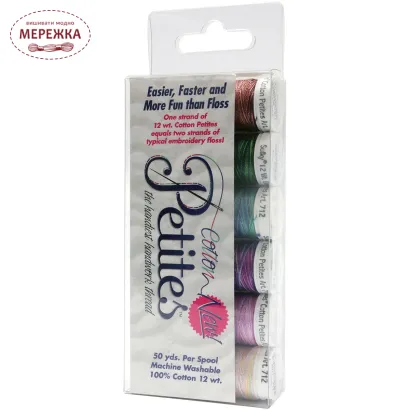 Фото Нитки Sulky Sulky Набір ниток, 100% бавовна, Petites Favorites Sampler Collection 712-12