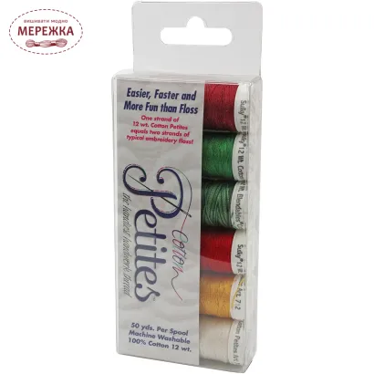 Фото Нитки Sulky Sulky Набір ниток, 100% бавовна, Christmas Sampler Collection 712-14