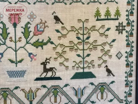 Фото Hands Across the Sea Samplers Схема Eliza Knight