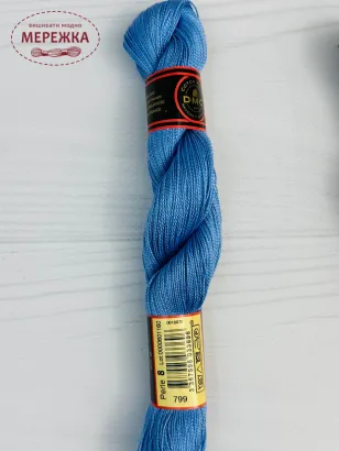 Фото DMC Coton Perle Retors D'alsace (215EA) #8, 200м, 25 гр 799