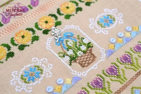 Фото Набір для вишивання хрестиком TelaArtis Першоцвіт Х-503