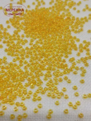 Фото бісер 80883 Жовтий