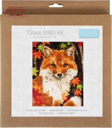 Фото Набір для вишивання хрестиком Trimits Fox GCS175