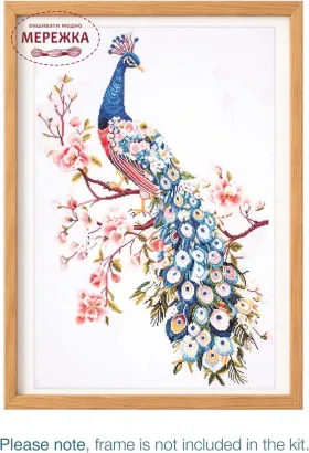 Фото Набір для вишивання хрестиком Trimits Peacock GCS245