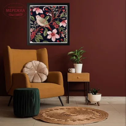 Фото Набір для вишивання хрестиком Trimits Bird Blossom GCS213