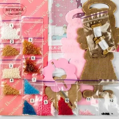 Фото Набір для вишивання бісером WonderlandCrafts по дереву FLK-251