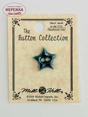 Фото Mill Hill Button Country Green Fabrsm Star 86239