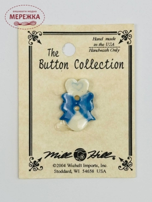 Фото Mill Hill Button Blue Rattle 86297