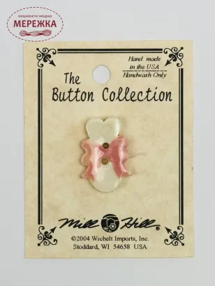 Фото Mill Hill Button Pink Rattle 86298