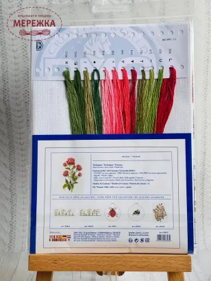 Фото  DMC Троянди ВК1893