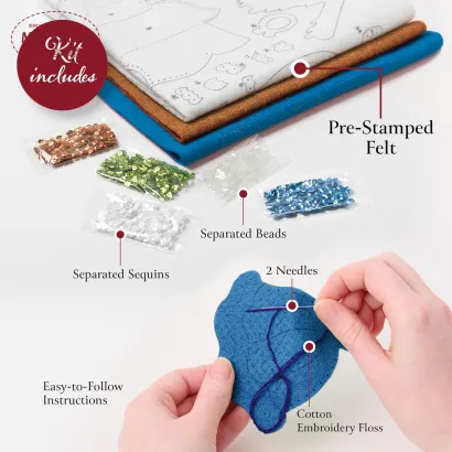 Фото Bucilla Фетровий набір Bless this Nest 89672E