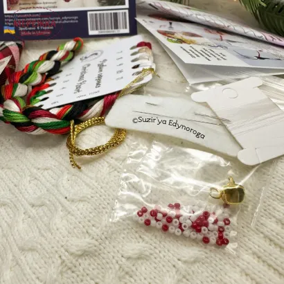 Фото Набір для вишивання хрестиком Сузір'я Єдинорога Різдвяне серденько 1130