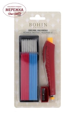 Фото Bohin кравецький олівець з запасними стержнями 91493