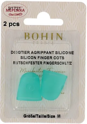 Фото Bohin Наперстки силіконові, 2 штуки, розмір M 91721