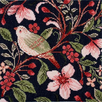 Фото Набір для вишивання хрестиком Trimits Bird Blossom GCS213
