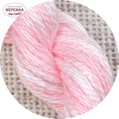 Фото TelaArtis Муліне ручного фарбування Яблуневий цвіт 942