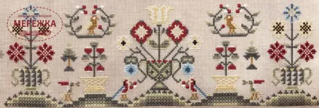 Фото Hands Across the Sea Samplers Схема Hariet Hartland 1782