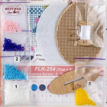 Фото Набір для вишивання бісером WonderlandCrafts по дереву FLK-254