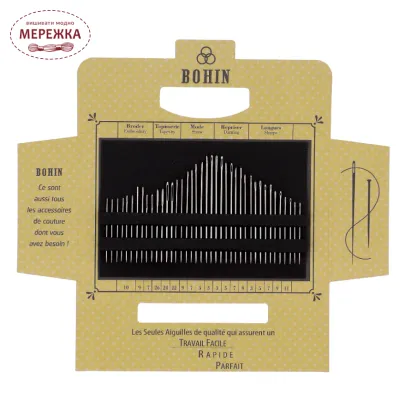 Фото Набір голок Bohin, асорті, 40 штук 99987