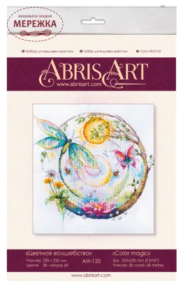 Набір для вишивання хрестиком AbrisArt Кольорове диво АН-135 фото