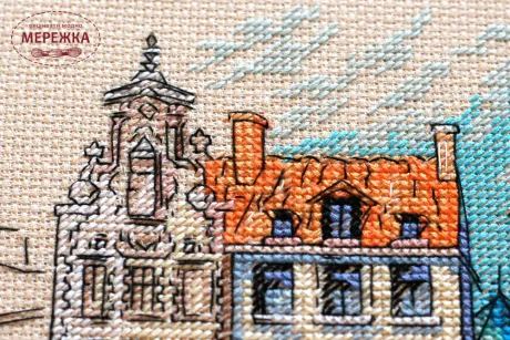 Набір для вишивання AbrisArt Кольорове містечко-1 АН-137 фото