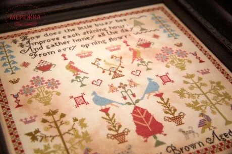 Фото Hands Across the Sea Samplers Схема Amanda Malviney Brown 1844