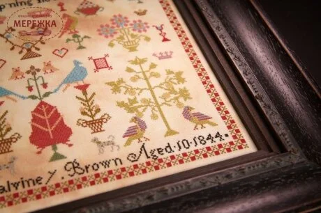Фото Hands Across the Sea Samplers Схема Amanda Malviney Brown 1844