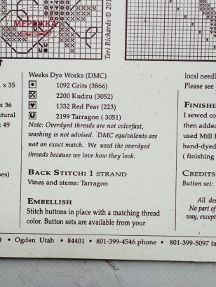 Фото Shepherd's Bush Ключ до Схеми Americana Trifles