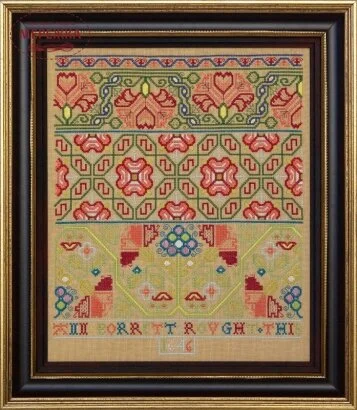 Фото Hands Across the Sea Samplers Схема Ann Borret 1646