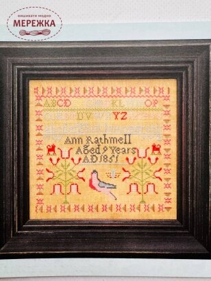 Фото Hands Across the Sea Samplers Схема Ann Rathmell 1851