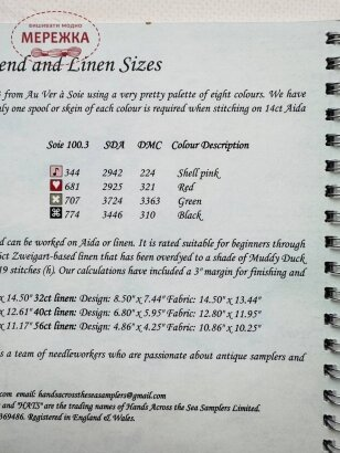 Фото Hands Across the Sea Samplers Схема Ann Rathmell 1851