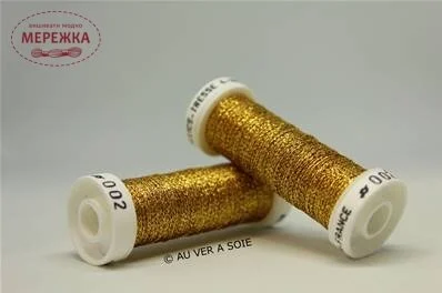 Фото Au Ver à Soie металізована #4, 10 метри 002