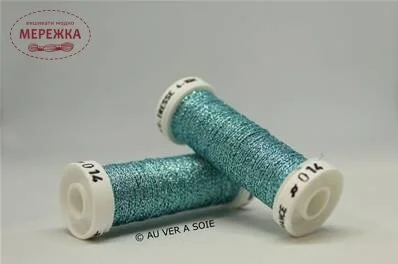 Фото Au Ver à Soie металізована #4, 10 метри 014