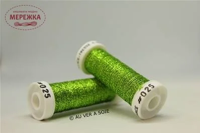 Фото Au Ver à Soie металізована #4, 10 метри 025