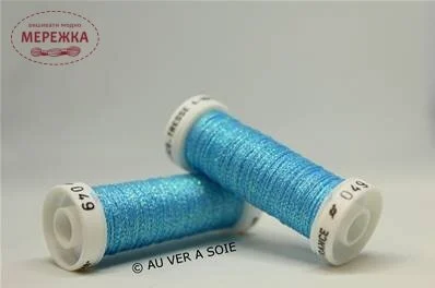 Фото Au Ver à Soie металізована #4, 10 метри 049