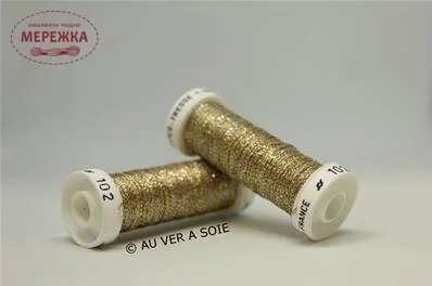 Фото Au Ver à Soie металізована #4, 10 метри 102