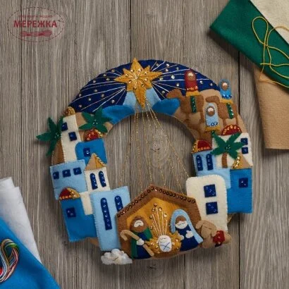 Фото Bucilla Фетровий набір Bethlehem Wreath 86734