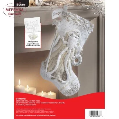ФотоBucilla Фетровий набір Elegant Christmas Felt Stocking 86977E