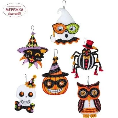Фото Bucilla Фетровий набір Vintage Halloween 89276E