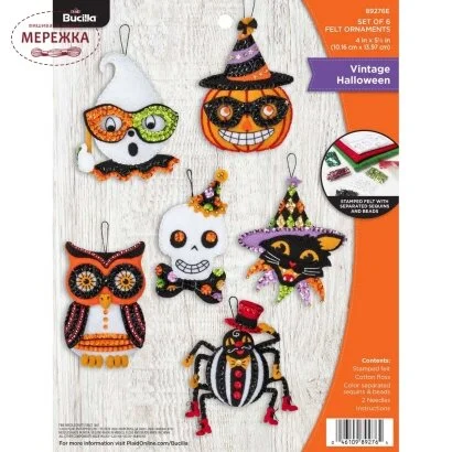 Фото Bucilla Фетровий набір Vintage Halloween 89276E
