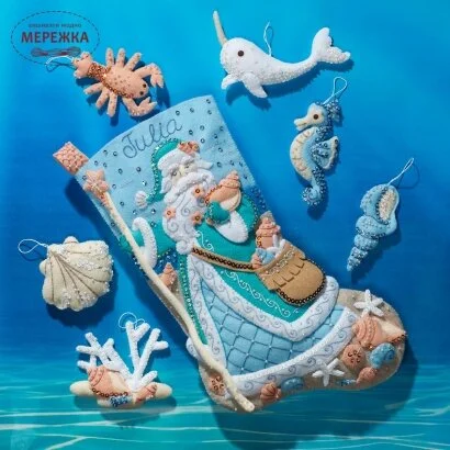 Фото Bucilla Фетровий набір Seashore Santa 89378E